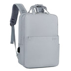 Grey laptop backpack