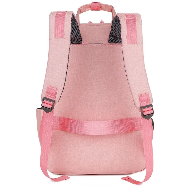 Pink laptop backpack