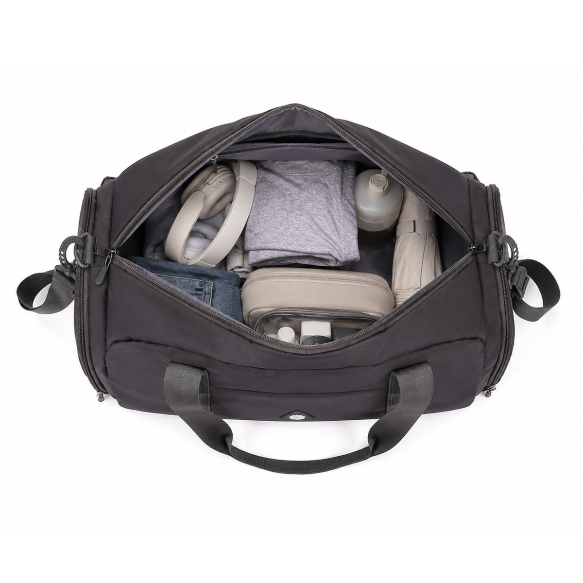 Weekender Duffel Bag with Triangle Logo