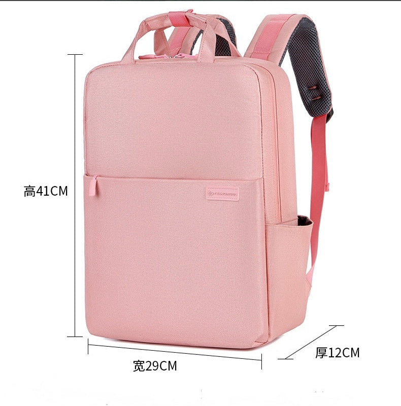 Grey laptop backpack