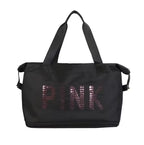 Pink tote bag strass