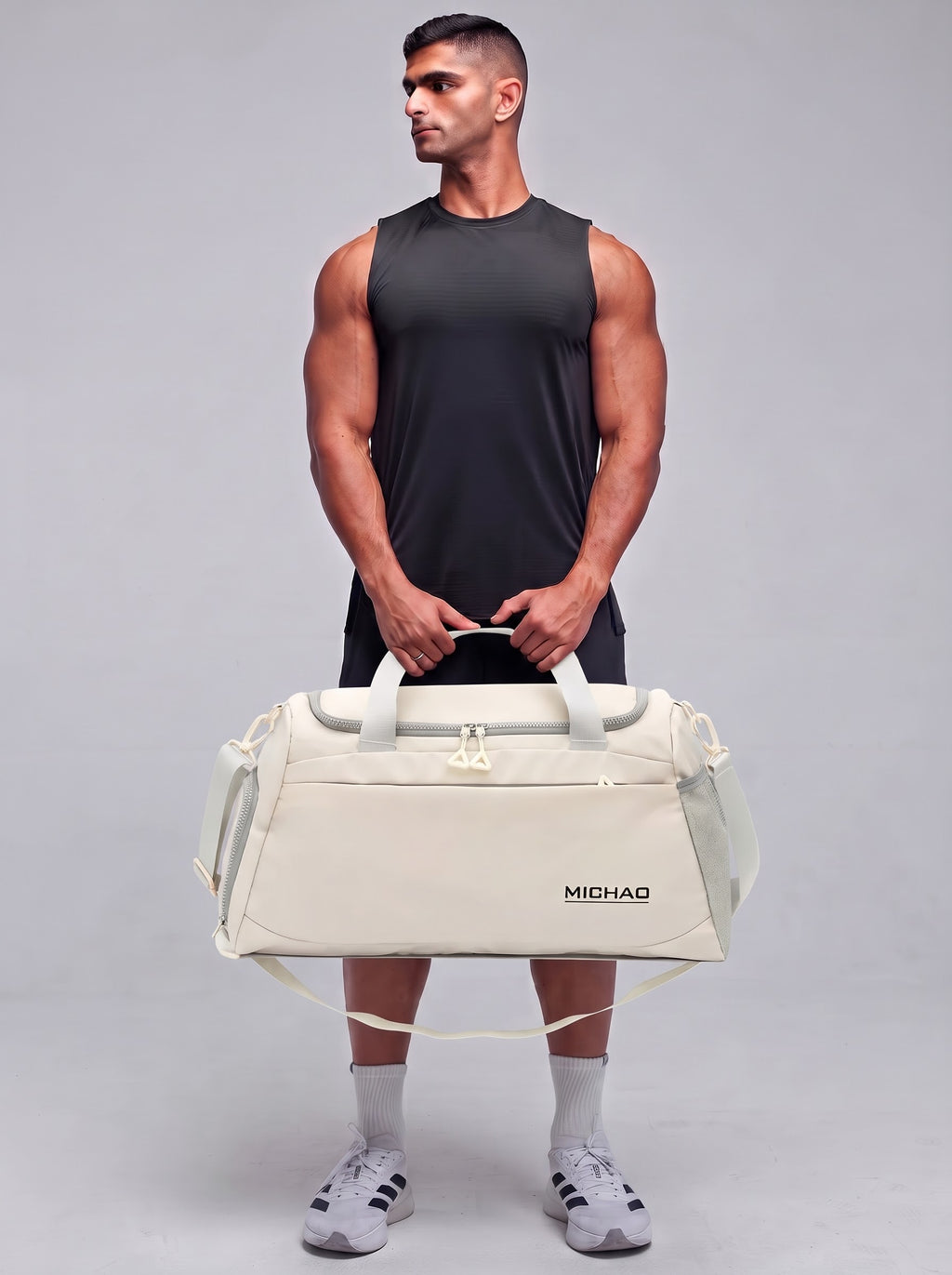 Flexi duffelbag off white
