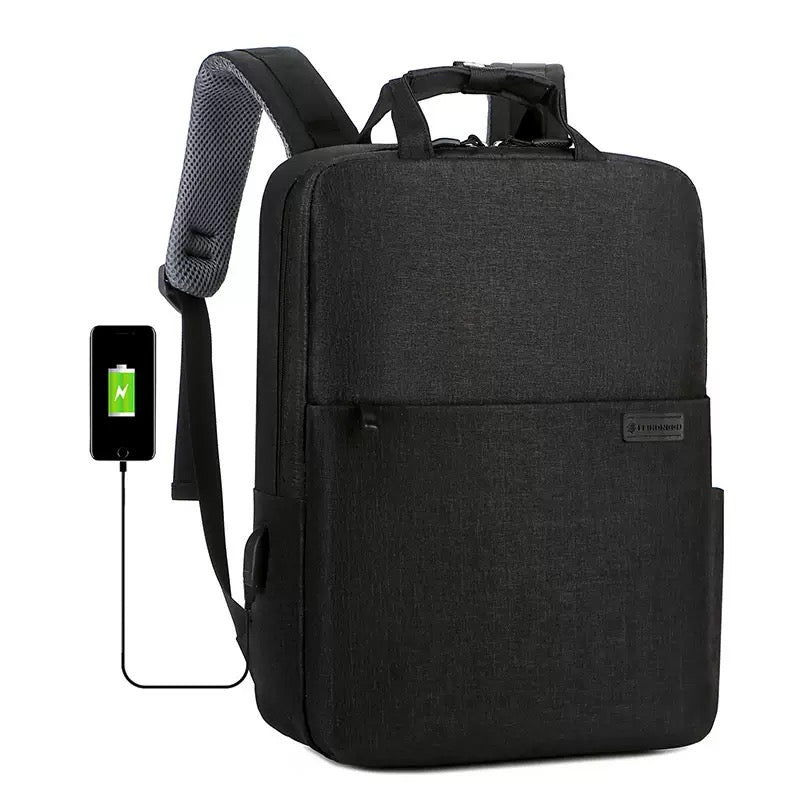 Black laptop backpack