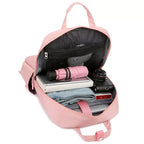 Pink laptop backpack