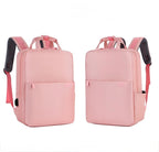 Pink laptop backpack