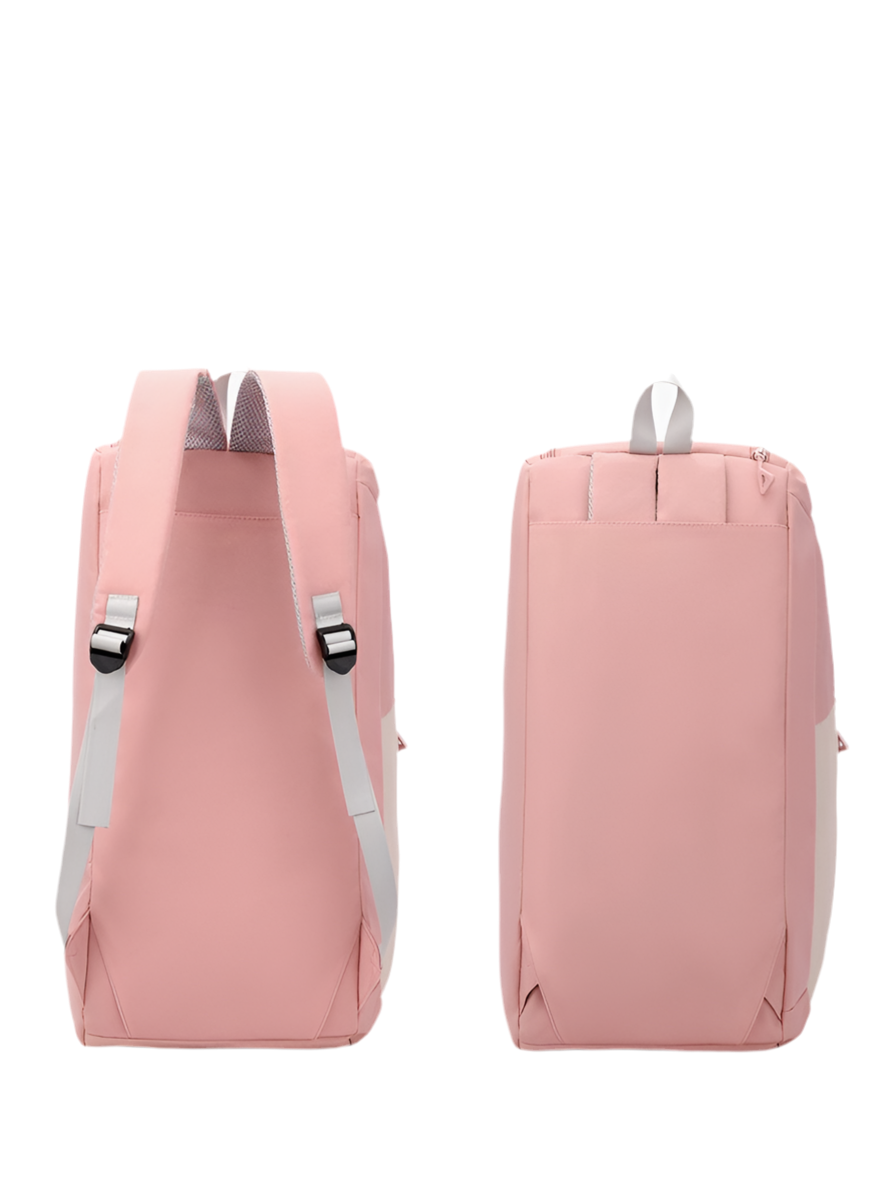 Pink backpack & shoulderbag
