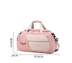 Pink backpack & shoulderbag