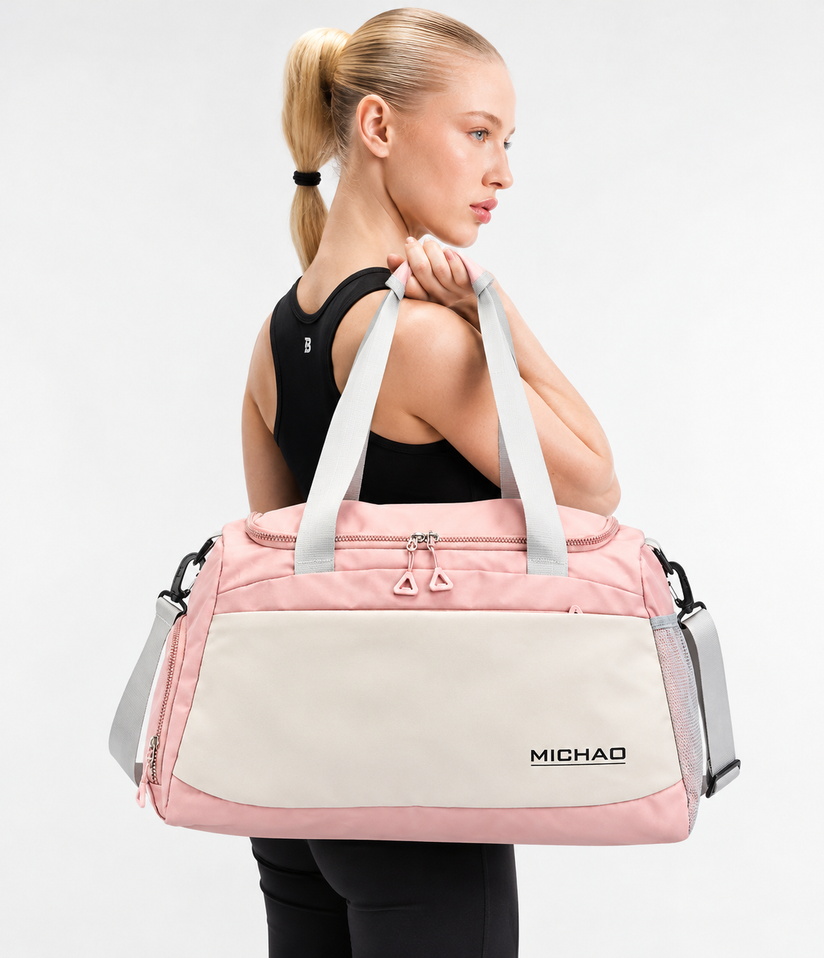 Flexi duffelbag pink