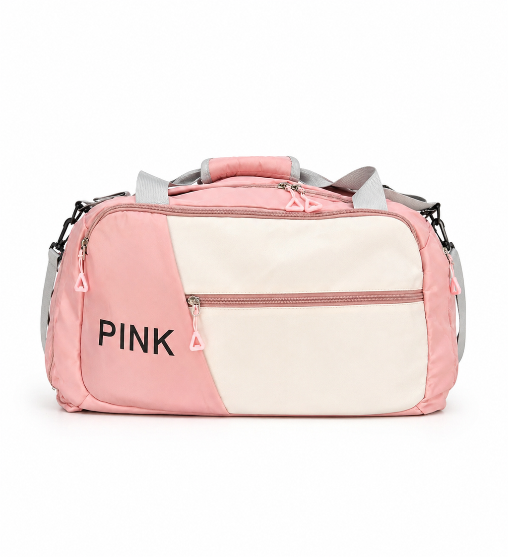 Pink backpack & shoulderbag