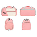 Pink backpack & shoulderbag