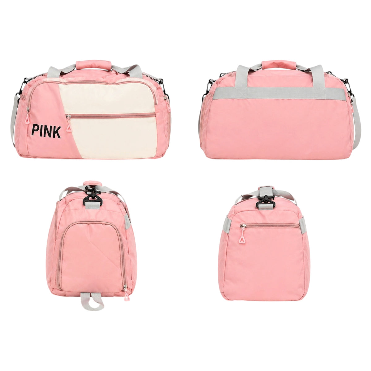 Pink backpack & shoulderbag