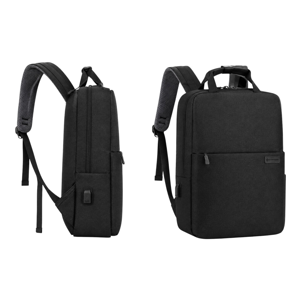 Black laptop backpack