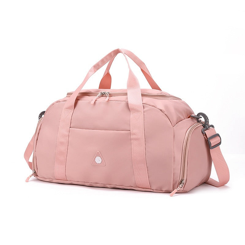 Weekender Duffel Bag with Triangle Logo